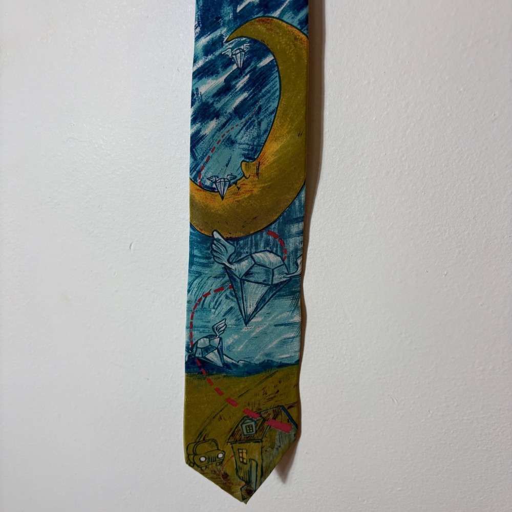 The Beatles Lucy in the Sky with Diamonds Silk Tie 1967 Licensed Mens‎